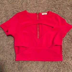 Tobi M Cutout Crop Top